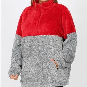 3x Sherpa pullover new with tags